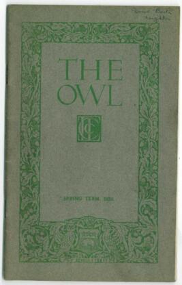 The Owl, Spring 1929