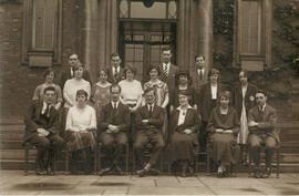 “The Owl” Committee. 1923-24. Postcard.