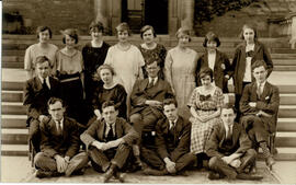 “The Owl” Committee. 1923-24. Postcard.