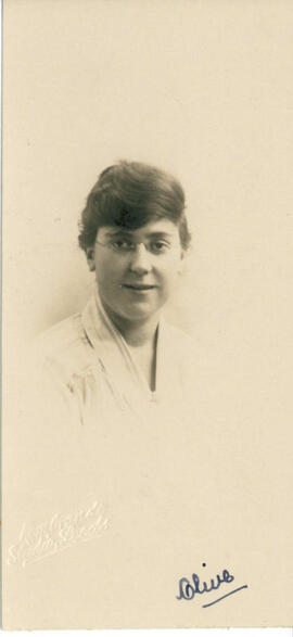 Olive. Portrait photograph.