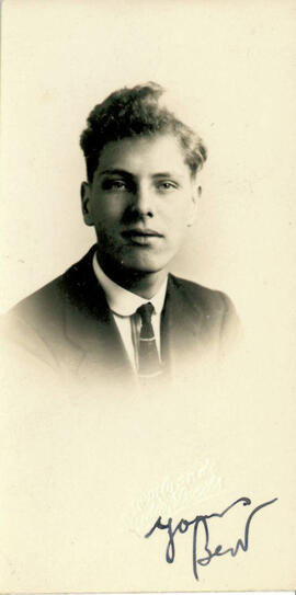 Yours Bew. Portrait photograph.