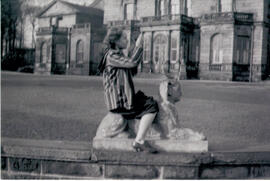 Kathleen Dickenson outside Grange Hall