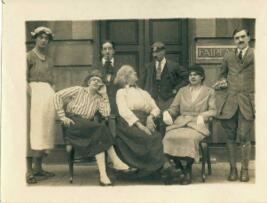 The caste of ‘Ici on Parle Francais’ 1922