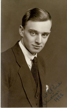 W. E. Rice. Christmas 1922