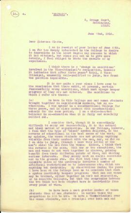 [Bundle 3] Graham's talk to resident staff - minutes.