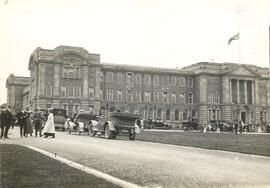 Education Block with cars.