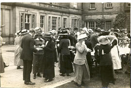 Group outside The Grange.