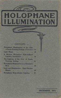 Holophane Illumination, December 1912