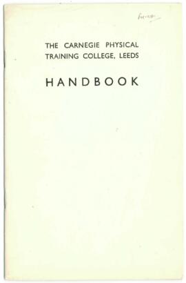 Carnegie Physical Training College, Leeds. Handbook.