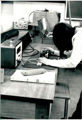 Balancing the machine.