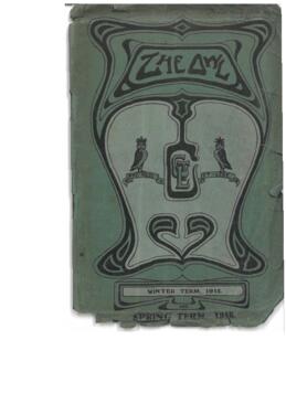 The Owl, Winter 1915 -Spring 1916